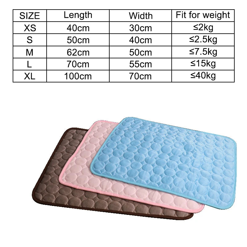 Dog Cooling Mat | Breathable & Washable Summer Pad for Dogs & Cats