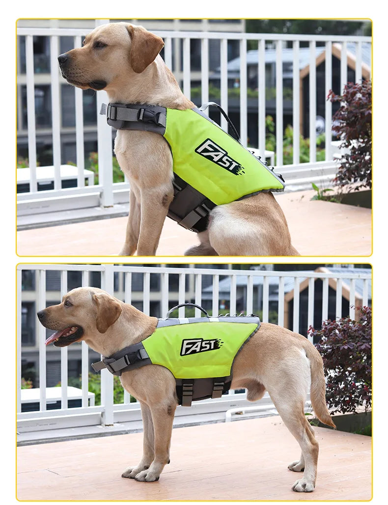 Adjustable Reflective Pet Life Jacket | Safety Vest for Dogs - Happy Tail Center