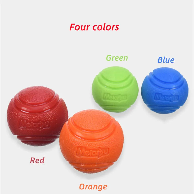 Bouncy Rubber Dog Ball Toy | Chew-Resistant Outdoor Training Toy for Pets