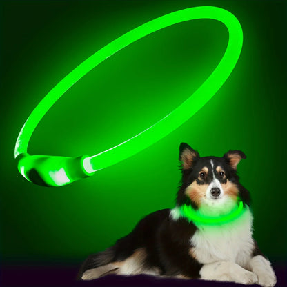 LED Anti-Lost Light-Up Dog Collar for Dogs and Puppies - View 8 - Happy Tail Center