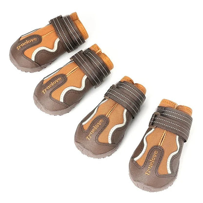 Waterproof Dog Shoes for Large & Medium Dogs - Winter Boots with TPR Sole - View 8 - Happy Tail Center