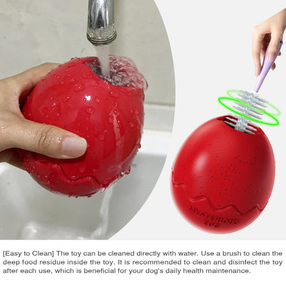 Interactive Dinosaur Egg Dog Toy - Slow Feeder and Puzzle Chew Toy - Happy Tail Center (View 5)