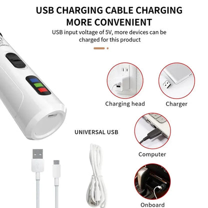Painless Electric Dog Nail Grinder & USB Charging Trimmer - Happy Tail Center (View 3)