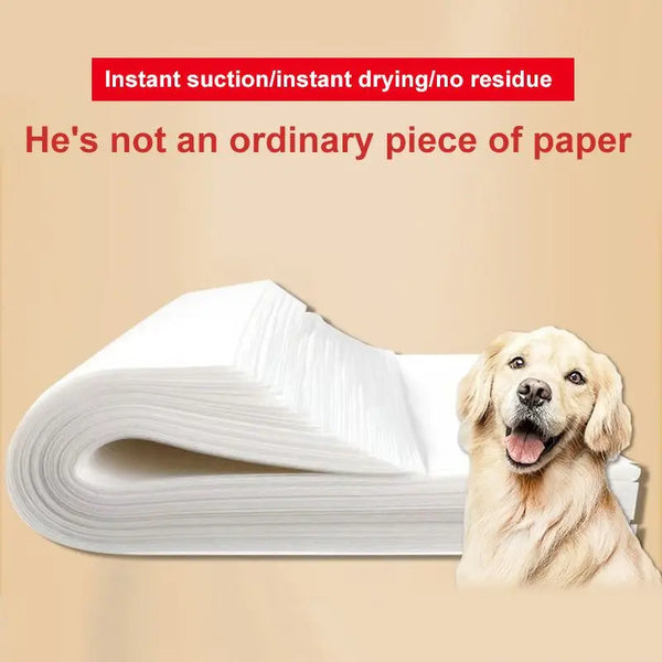Leak-Proof Dog Urine Absorbent Pads | Quick-Drying Disposable Diapers for Dogs & Cats