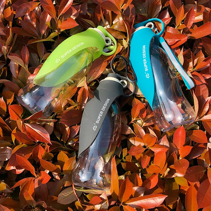 580ml Leak-Proof Portable Dog Water Bottle with Silicone Leaf Bowl - Happy Tail Center (View 5)