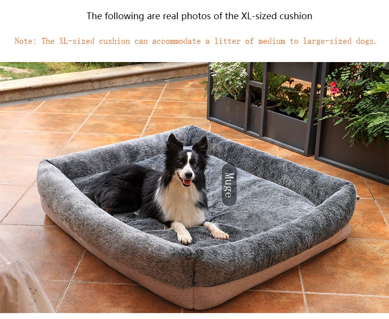 Luxurious Plush Warmer Pet Bed with Modern Design - Happy Tail Center