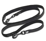 7-in-1 Multi-Function Adjustable Dog Lead: Hands-Free Reflective Leash for Two Dogs