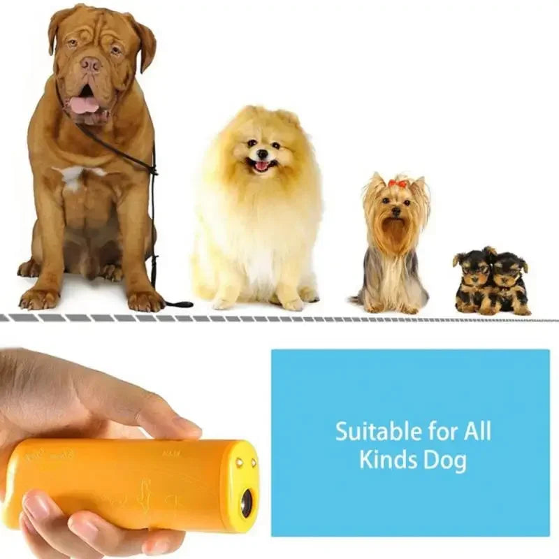 High-Power Ultrasonic Anti-Bark Dog Repeller & Training Device