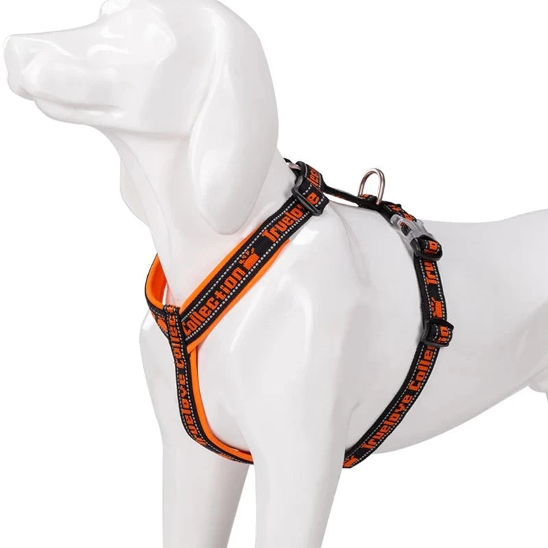 Reflective No-Pull Tactical Military Dog Harness – Ultimate Comfort and Control! - Happy Tail Center