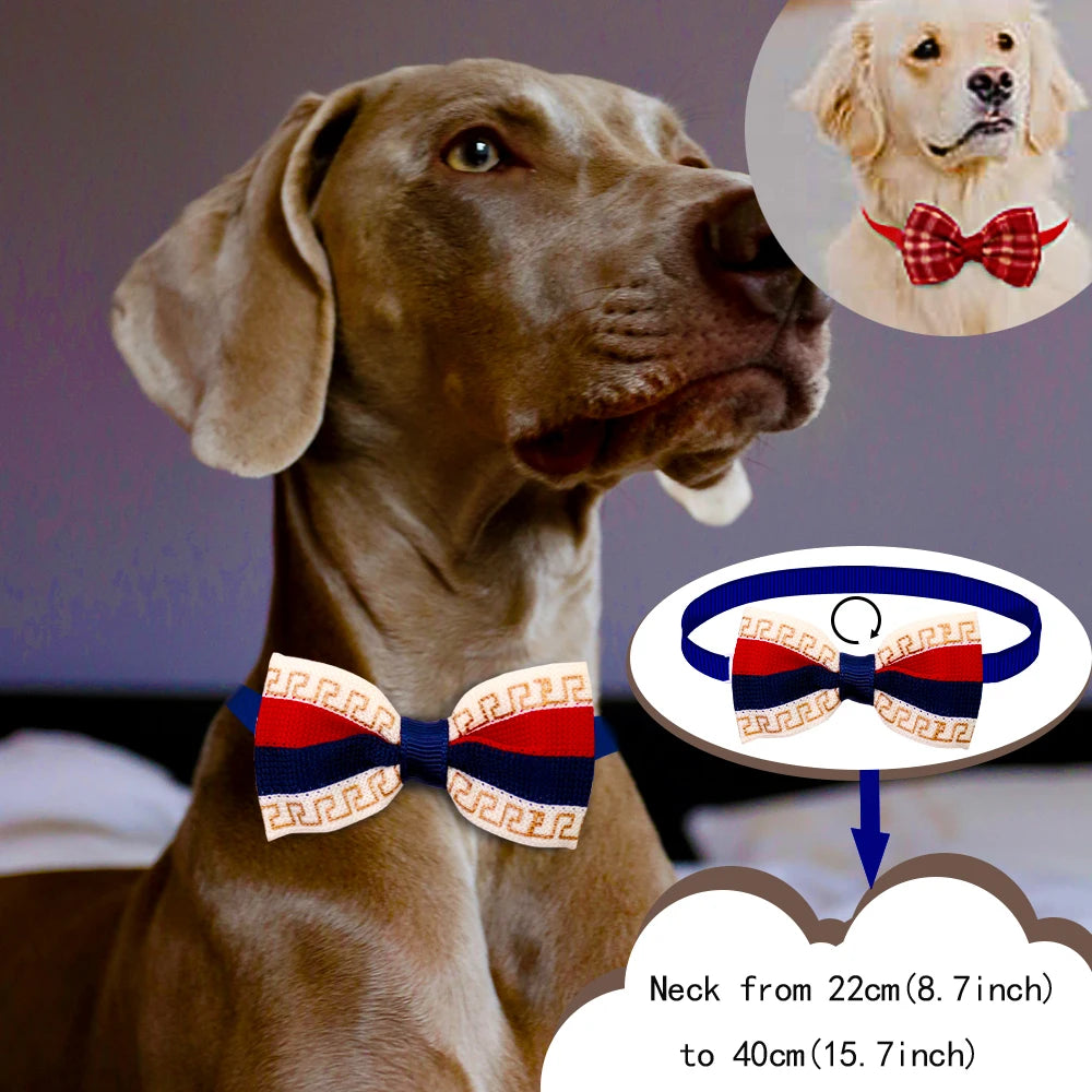 20pcs Bulk Dog Bow Ties - Fashion Accessories for Small Dogs and Cats