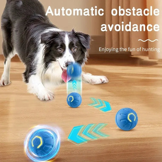 Smart Electric Pet Jumping Ball Toy - USB Rechargeable Automatic Plaything for Dogs and Cats