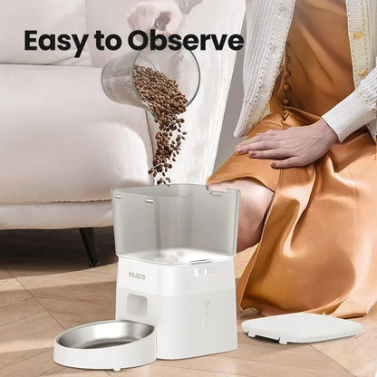 2L Smart WiFi Automatic Pet Feeder with App Portion Control - Happy Tail Center (View 6)