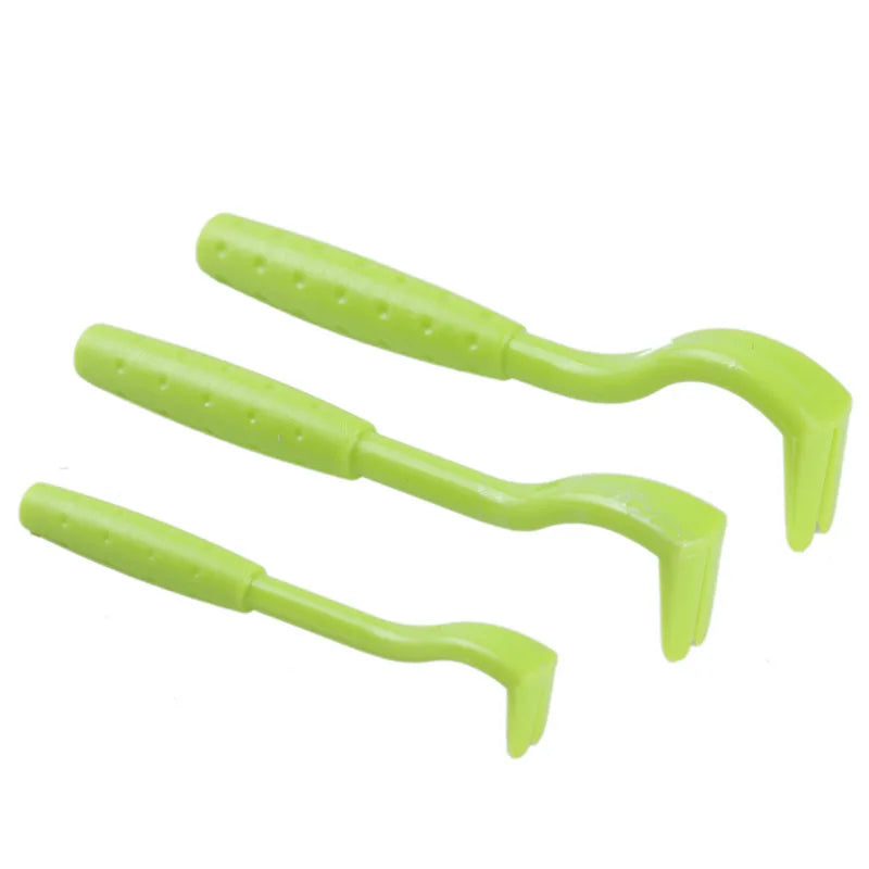 Pet Flea Remover Tool Kit | 2/3 Pcs Plastic Tick Scratching Hook for Cats & Dogs