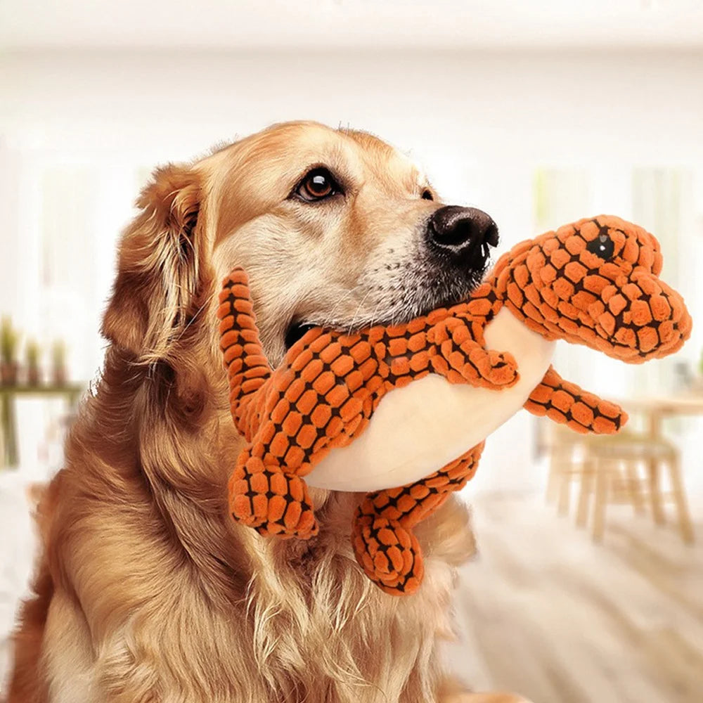 Interactive Plush Dinosaur Toy - Chew and Play Pet Supplies for Cats and Small Dogs