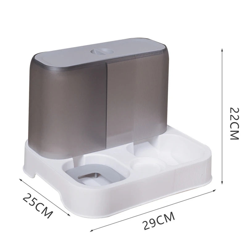 Automatic Pet Feeder Water Food Dispenser | Convenient Feeding and Hydration Solution - Happy Tail Center