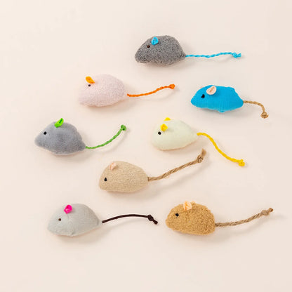 Funny Plush Cat Toy - Interactive Mouse for Kitten Play and Training - View 7 - Happy Tail Center