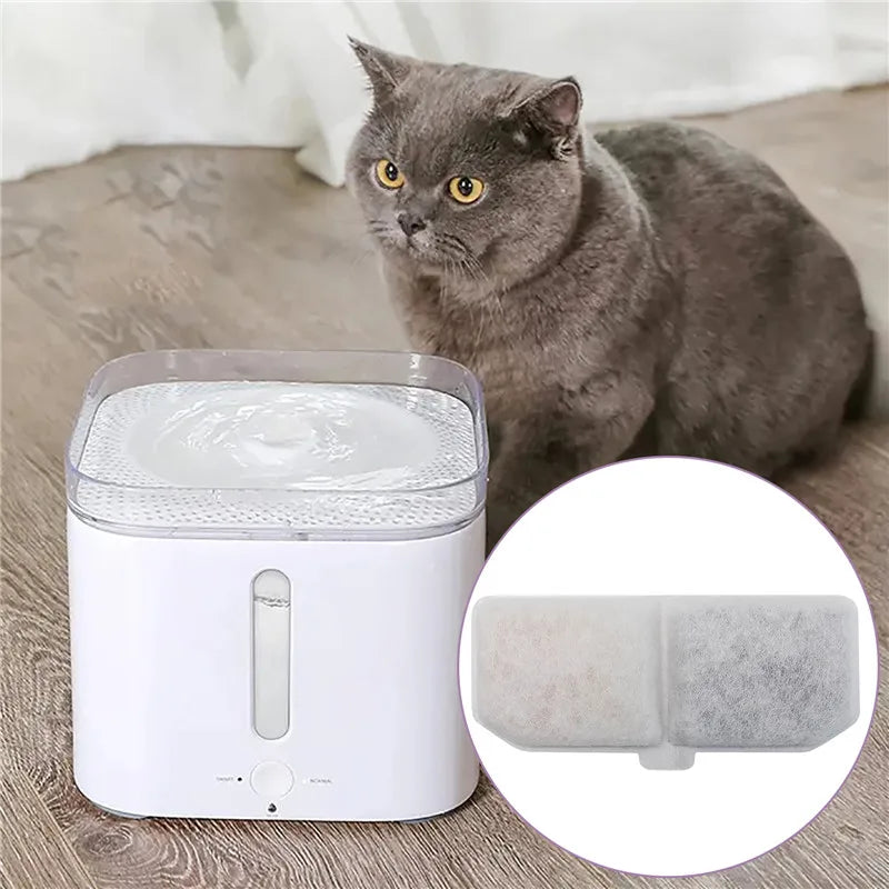 Cat Water Fountain Replacement Filters - 10-Pack for Drinking Dispenser