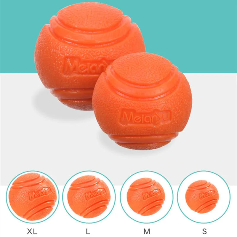 Bouncy Rubber Dog Ball Toy | Chew-Resistant Outdoor Training Toy for Pets