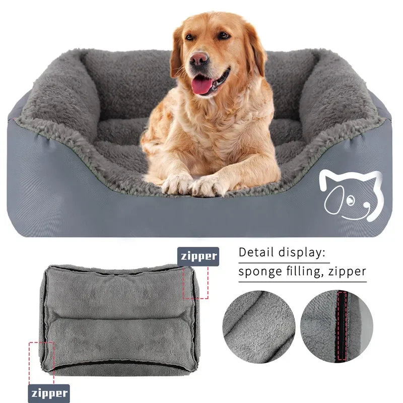 Cashmere House Sofa Pet Bed - Plush Mat for Dogs and Cats