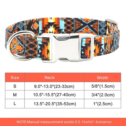 Buckle-Engraved Nylon Dog Collar: Personalized Safety for Your Pet - View 25 - Happy Tail Center