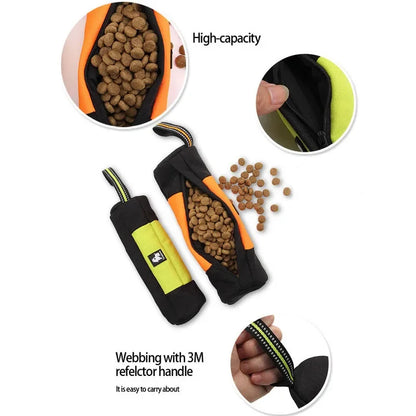 Reflective Dog Training Treat Bag – Carry Treats and Toys with Ease! - Happy Tail Center
