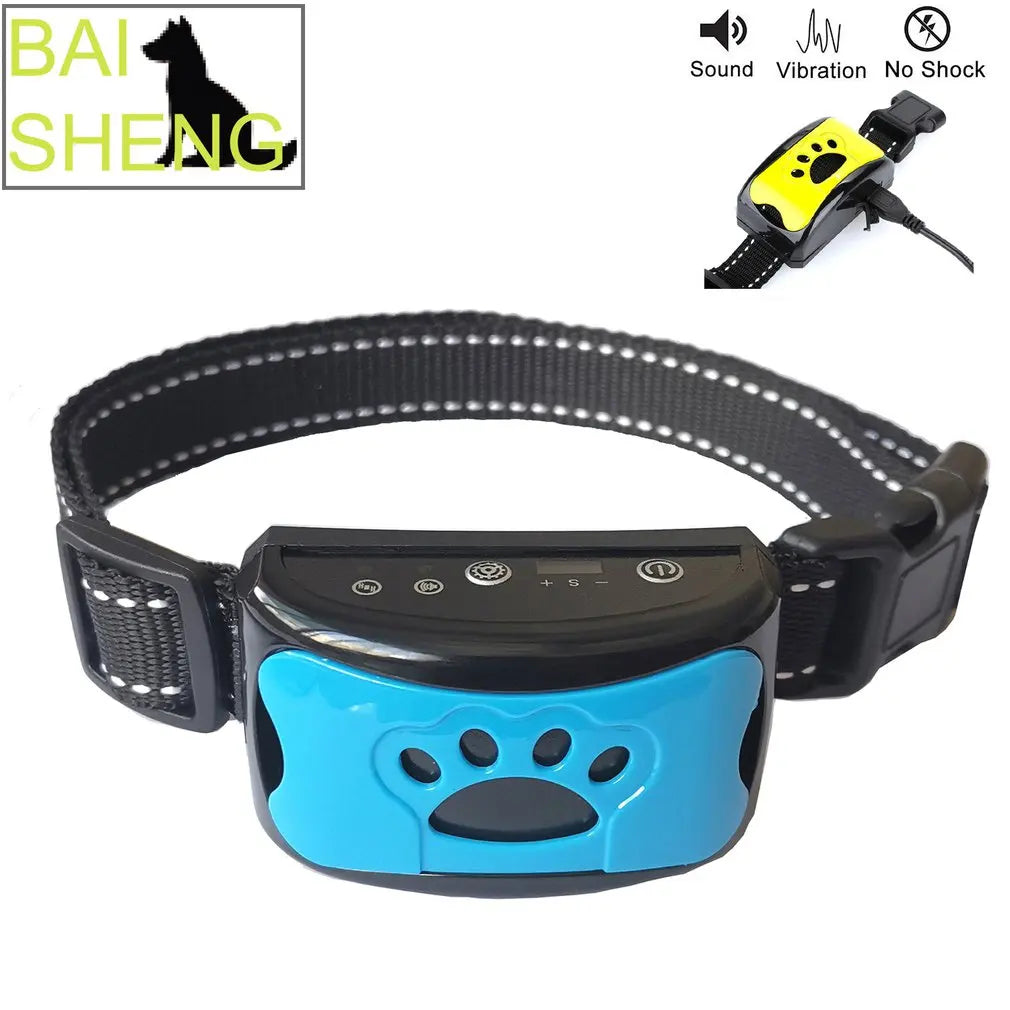USB Rechargeable Electric Anti-Barking Dog Training Collar