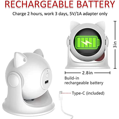 Rechargeable Motion-Activated Automatic Laser Enrichment Toy for Cats & Dogs - Happy Tail Center (View 6)