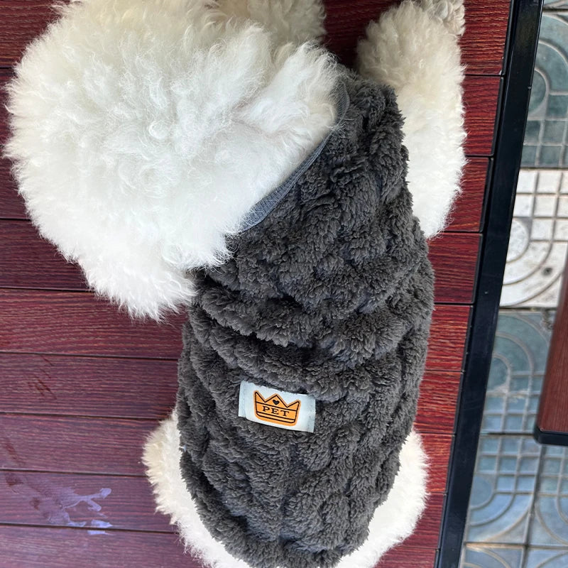 Dog Sweater – Winter Warm Solid Color Pet Sweater for Small and Medium Dogs, Dachshund Puppy Clothes - Happy Tail Center