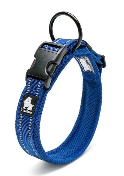 Custom Luxury Pet Dog Collar: Adjustable & Reflective - View 8 - Happy Tail Center