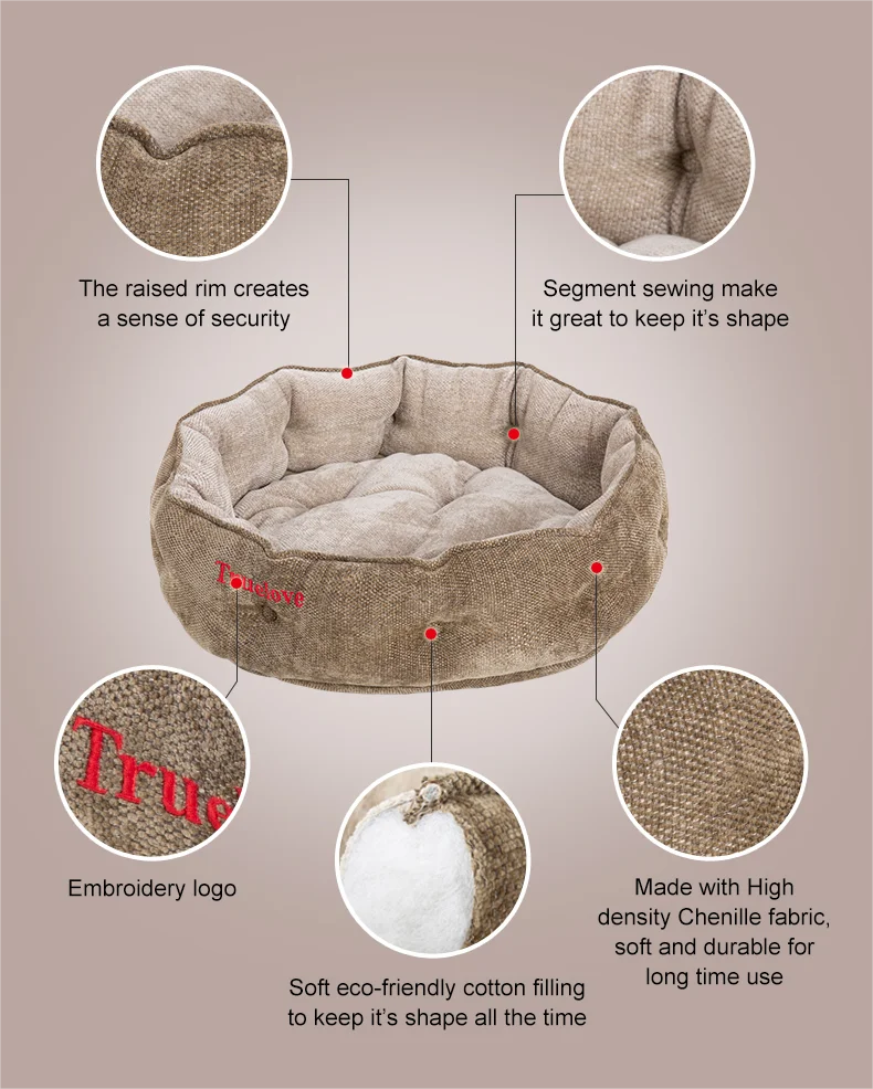 Luxurious Pet Sofa Bed with Foam Comfort - Happy Tail Center