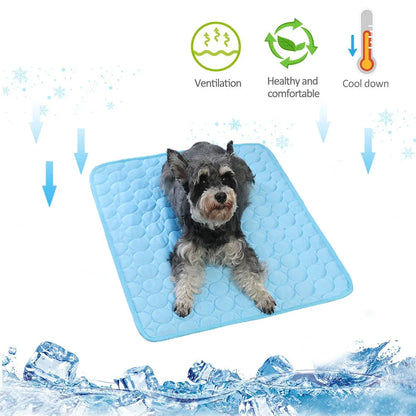 Dog Cooling Mat | Breathable & Washable Summer Pad for Dogs & Cats - Happy Tail Center