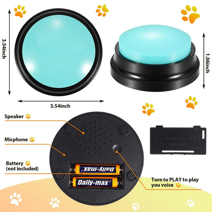 Recordable Talking Pet Toy with Buttons - Portable Dog Communication Tool - Happy Tail Center (View 5)