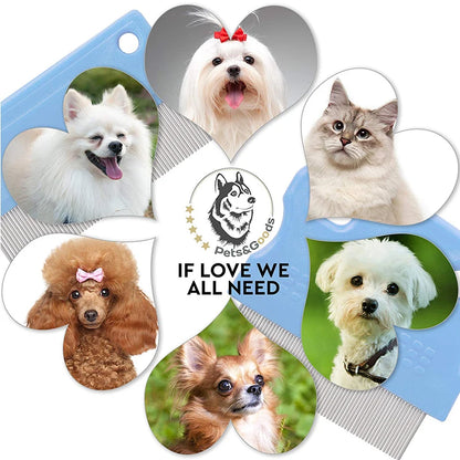 Gentle Pet Tear Stain Remover Comb - Effective Grooming Tool for Dogs and Cats - Happy Tail Center (View 5)