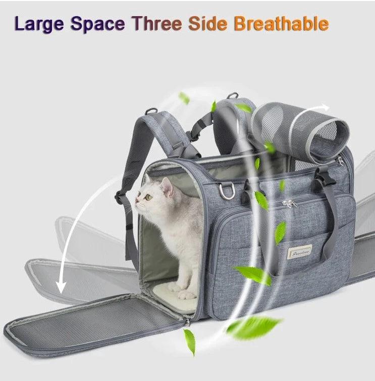 Travel in Style and Comfort Pet Bag Carrier – Your Pet's Perfect Travel Companion! - Happy Tail Center