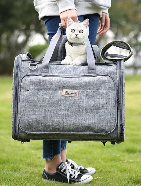 Travel in Style and Comfort Pet Bag Carrier – Your Pet's Perfect Travel Companion! - Happy Tail Center