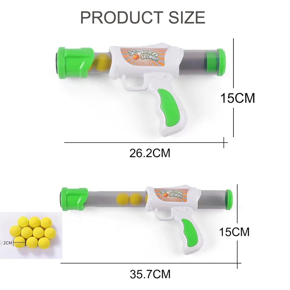 Interactive Cat Toy Shooter - Teaser Gun with Plush Balls