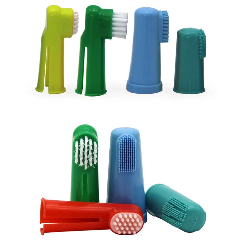 Soft Pet Finger Dog Toothbrush Set for Dental Care