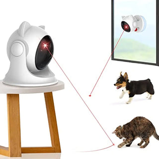 Rechargeable Motion-Activated Automatic Laser Enrichment Toy for Cats & Dogs