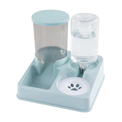 2-in-1 Whisker-Friendly Tilted Gravity Cat Feeder & Water Station - View 7 - Happy Tail Center
