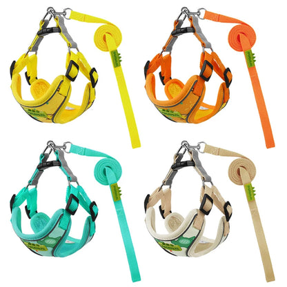 Reflective Pet Harness with Leash for Small to Medium Dogs - Happy Tail Center (View 5)