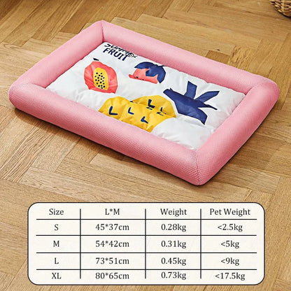 Summer Cooling Pet Bed Cushion - Ice Pad for Cats and Dogs - View 2 - Happy Tail Center