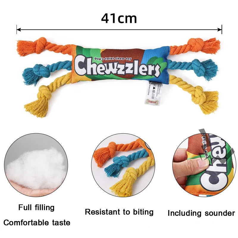 Squeaky Pet Dog Chew Toy – Ideal for Molar Training - Happy Tail Center