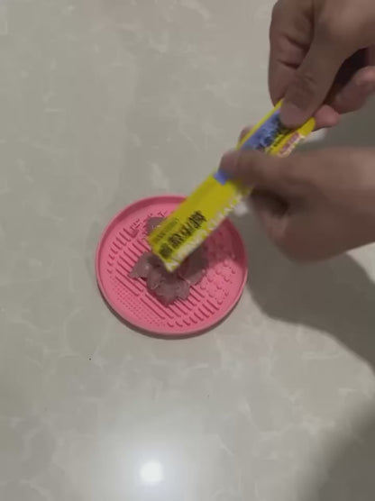 Anti-Slip Silicone Slow Feeder Mat for Cats & Puppies