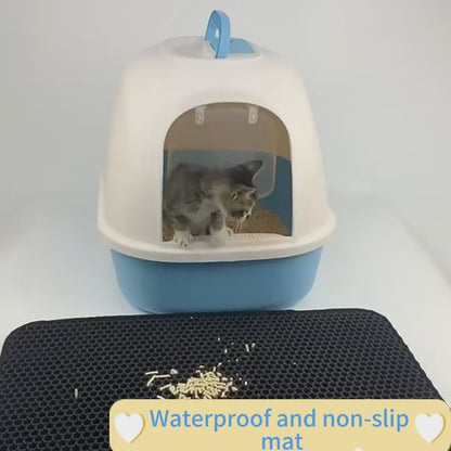 Honeycomb Double-Layer Waterproof Anti-Tracking Cat Litter Mat