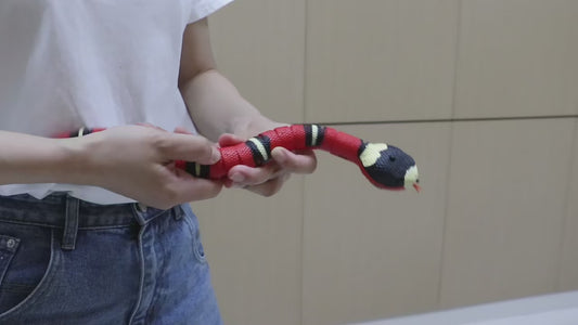 Electronic Cat Toy Smart Sensing Snake: Interactive Kitten Scratching Toy